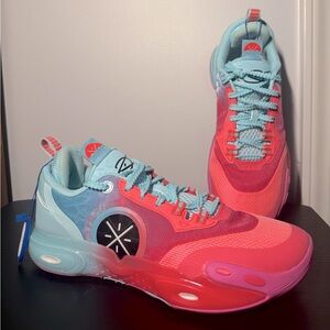 Colorful Athletic Sneakers with Unique Design